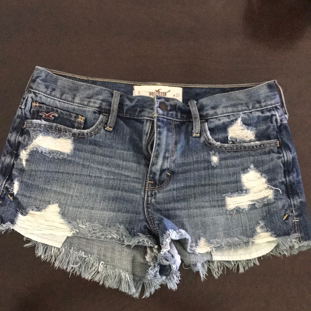 Hollister jean shorts